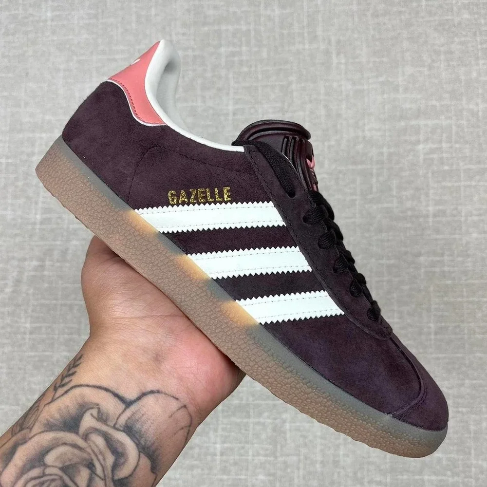 adidas gazelle silver green womens Adidas Gazelle Indoor Maroon JI0324 – Sneaker Junkies